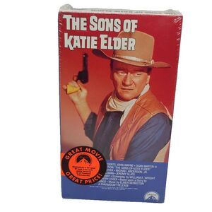 The Sons Of Katie Elder VHS SEALED  Paramount John Wayne Vintage Video Tape